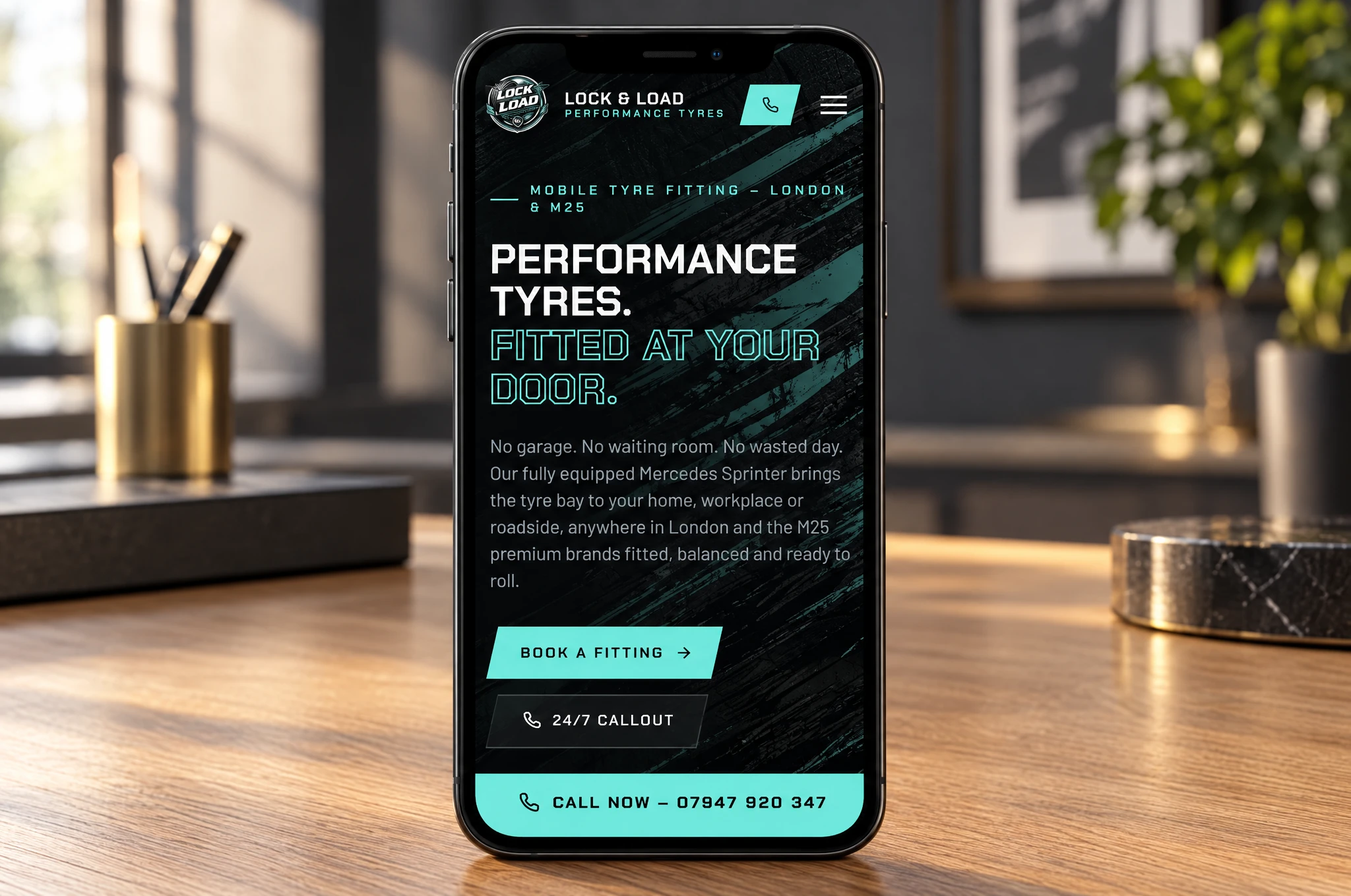 Mobile — service and booking
