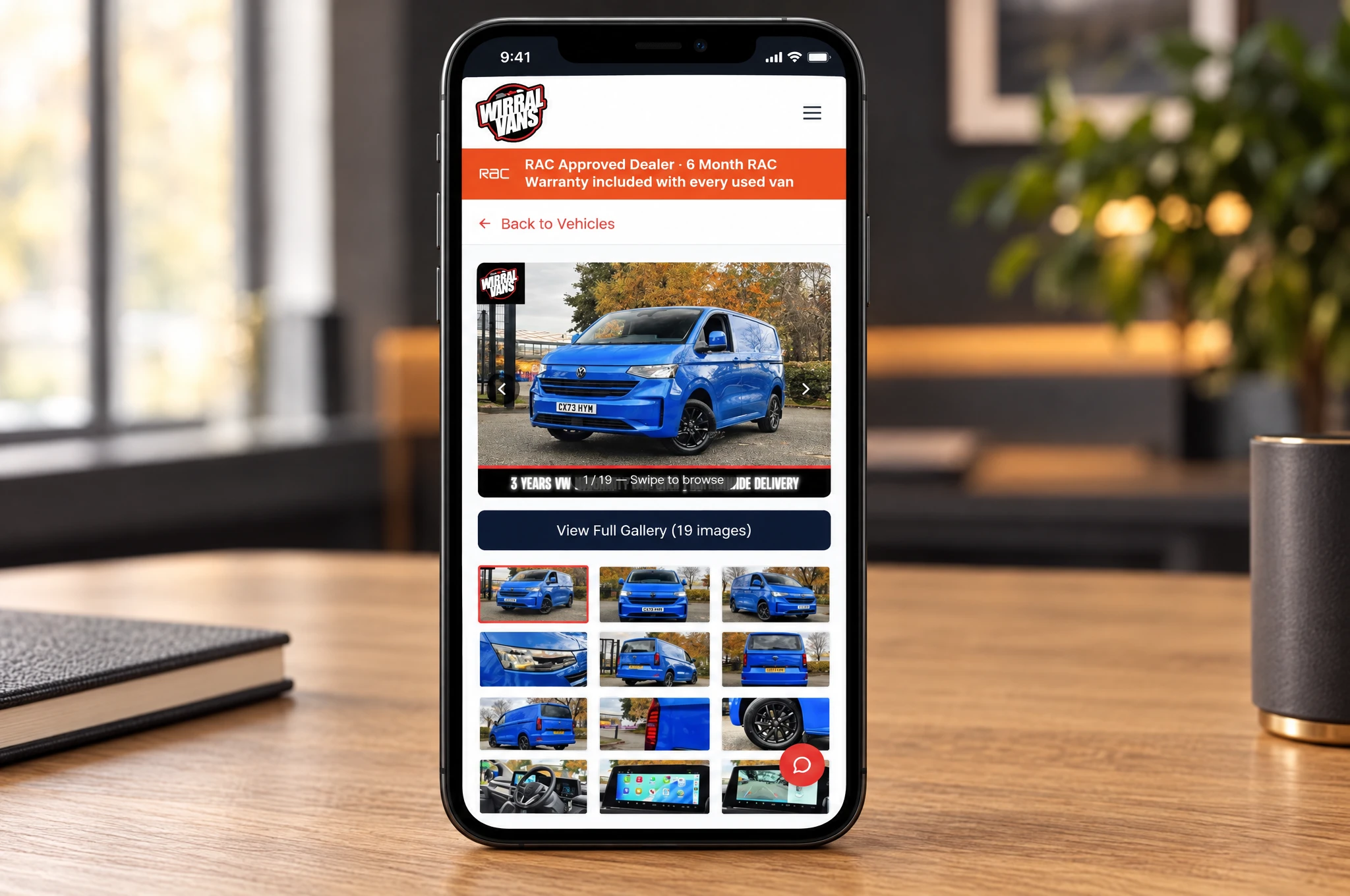 Mobile — vehicle browsing