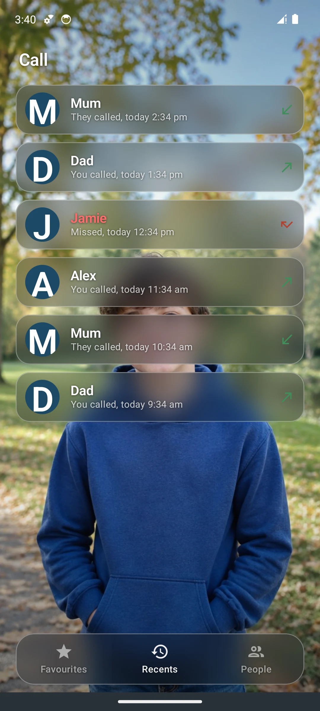 Recent calls