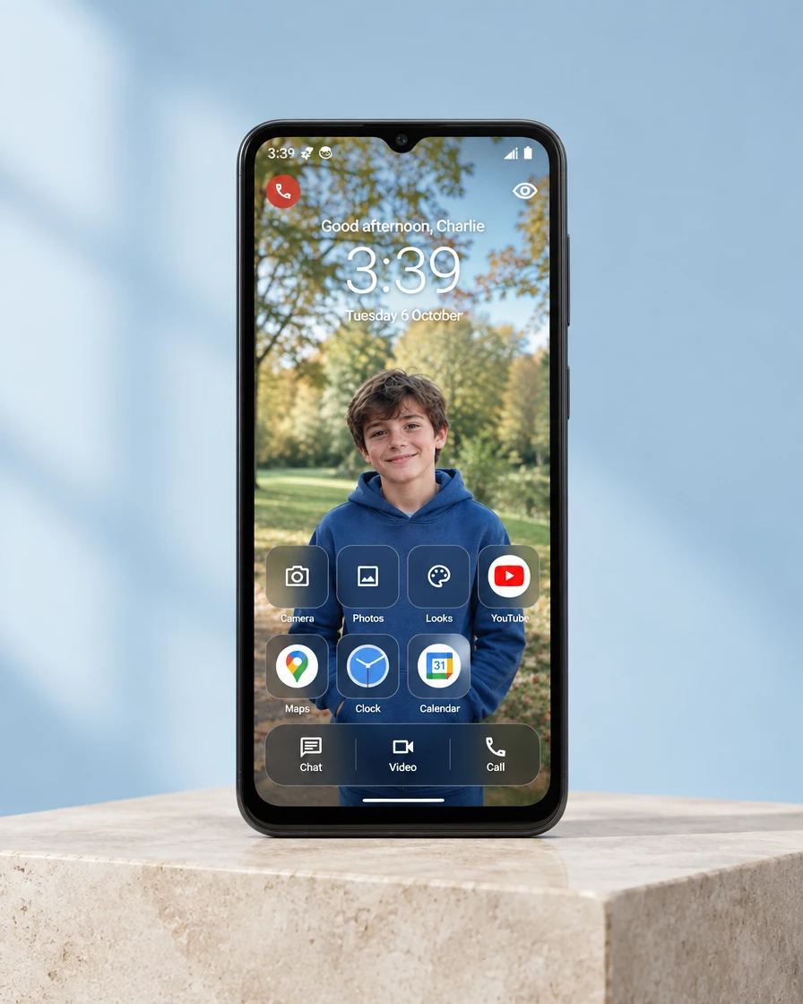 A home screen that feels like theirs